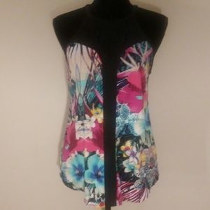 Nicole by Nicole Miller Women's Flowered Top